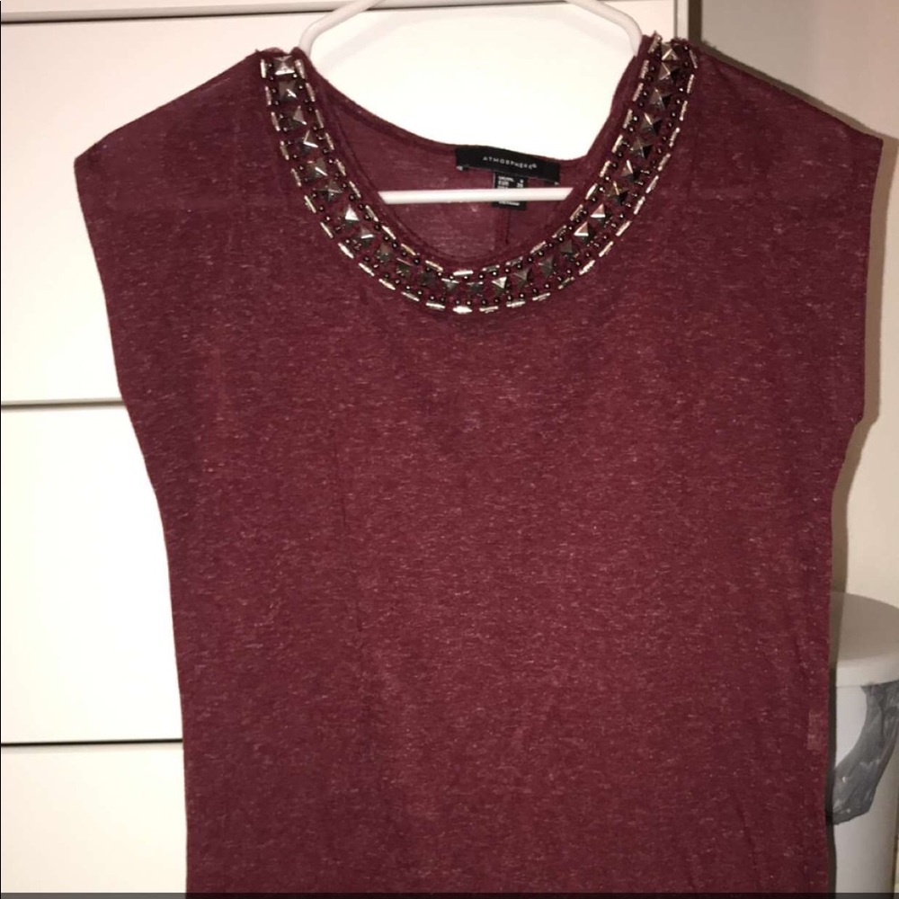 Maroon tee